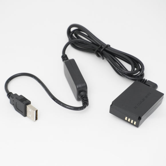 DR-E12 假电池 适用于带 USB 连接的佳能 LP-E12