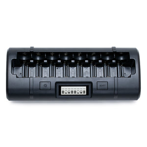 Powerex Maha Ultimate 专业电池充电器 MH-C808M AA / AAA / C / D NiMH 或 NiCD 充电器
