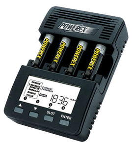 Powerex MH-C9000 电池充电器，带 4 节 2600mAh 电池
