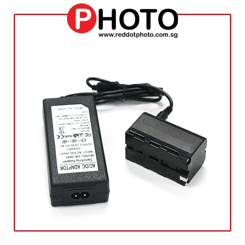 NP-F750 Dummy Battery for Sony NP-F550/750/960 series batteries to AC power (UK)