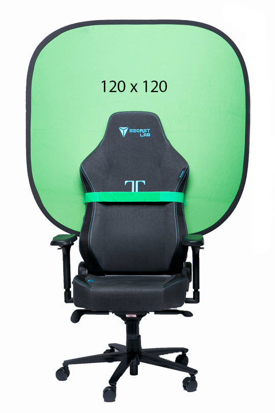 Lumia Dual Sided Green Screen and Blue Screen for Teleconferencing and Zoom Video Calls Collapsible Portable Webcam Virtual Background 90 x 120 OR 120 x 120