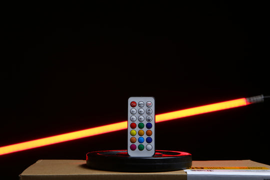 RGB LED Tube T8 Multi-coloured for Youtube Backdrop Studio Lights BUNDLE (LED Tube, Remote, Holder)