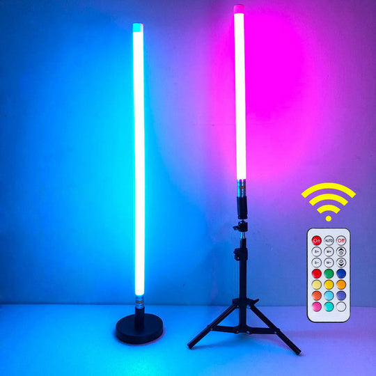 RGB LED Tube T8 Multi-coloured for Youtube Backdrop Studio Lights BUNDLE (LED Tube, Remote, Holder)