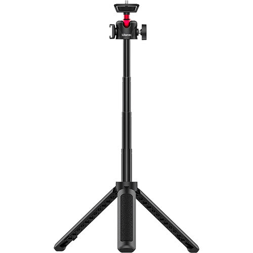 Ulanzi MT-16 MT 16 Extendable Selfie Stick Tripod 4-Section (44cm) 2KG Payload with 360° Swivel Ball Head and Cold shoe
