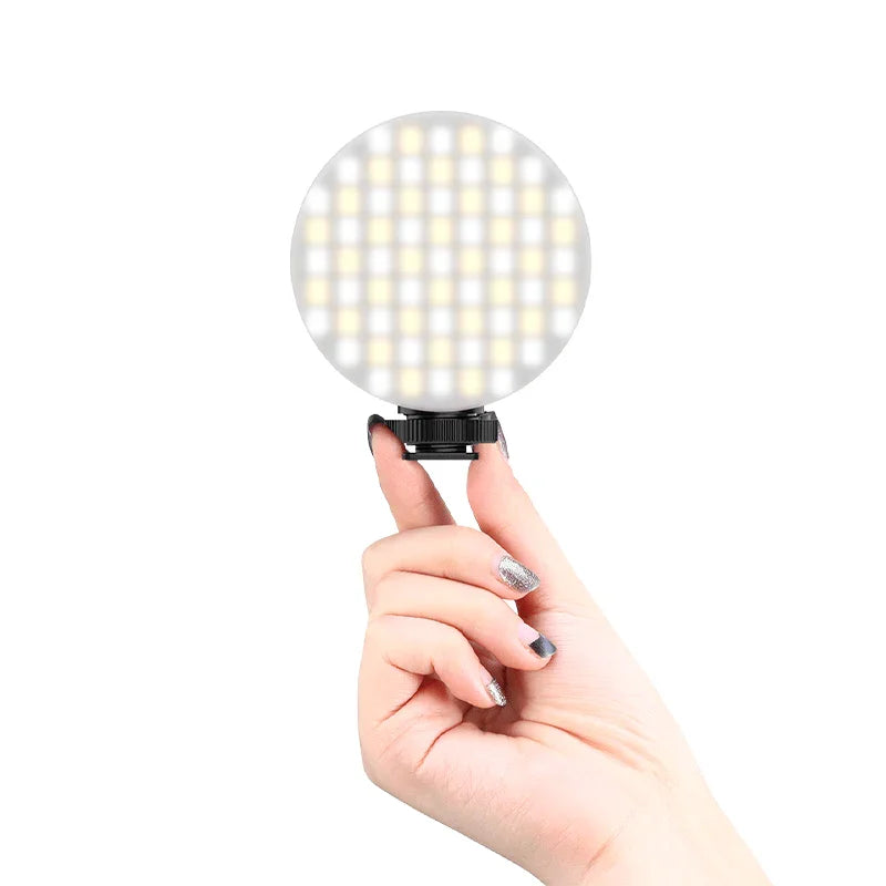 Ulanzi VL69 Bi-Color Mini Round Video Light - Red Dot Photo