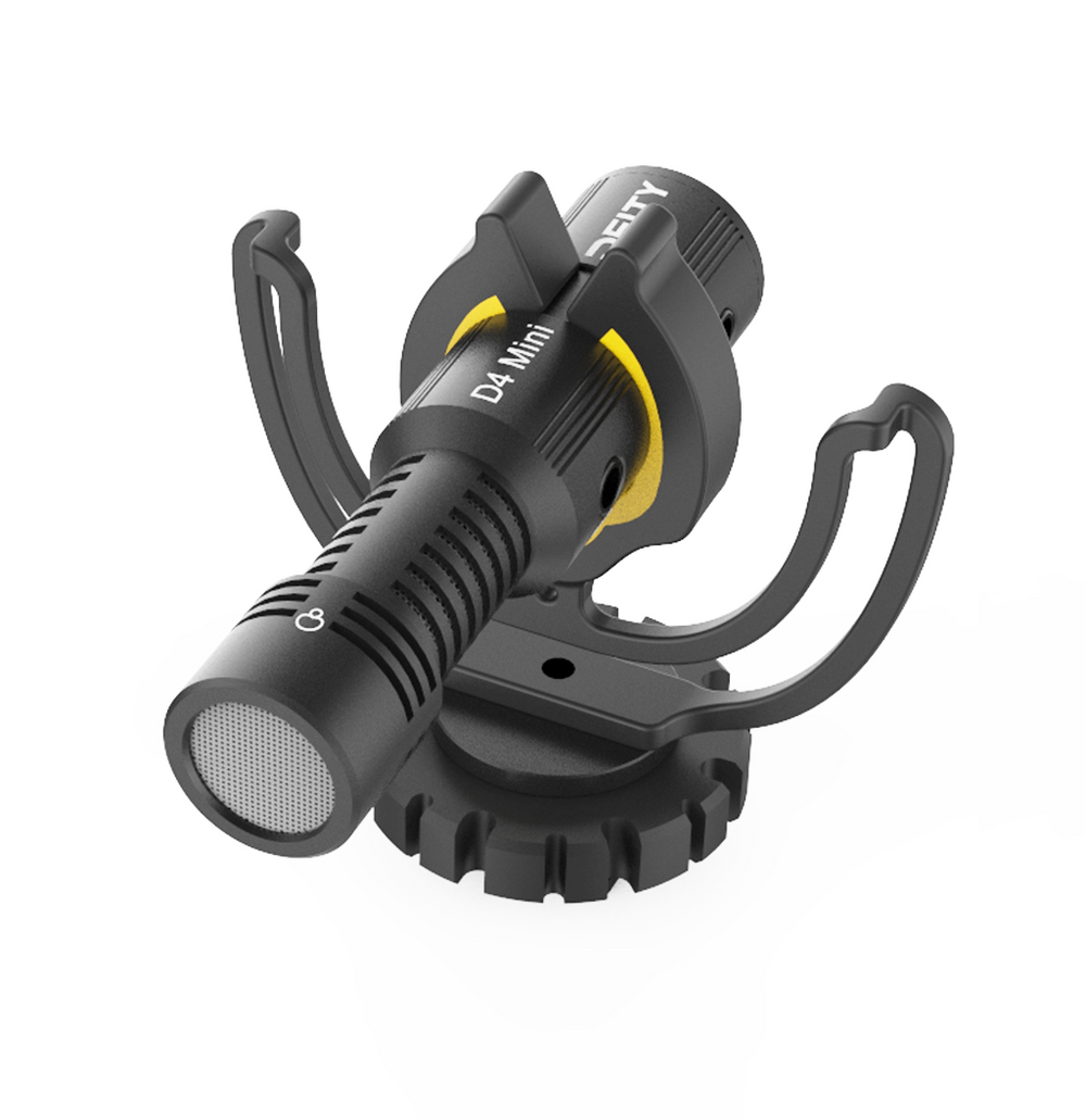 Deity Microphones V-Mic D4 Mini Ultracompact Camera-Mount Shotgun Microphone Vlogging Microphone Phone or Camera
