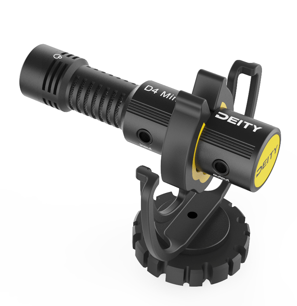 Deity Microphones V-Mic D4 Mini Ultracompact Camera-Mount Shotgun Microphone Vlogging Microphone Phone or Camera