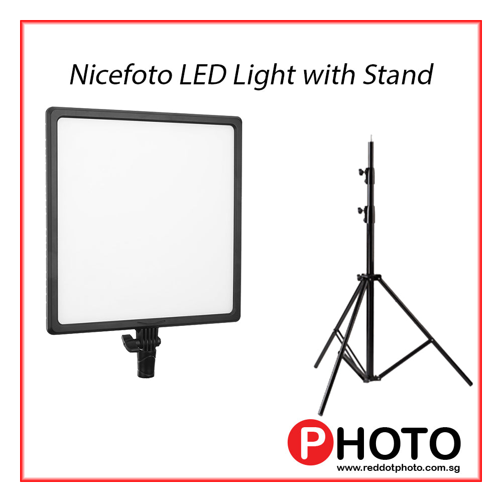 Nicefoto SL-500A LED Light Video Light Bi-Color 3200k-6500k