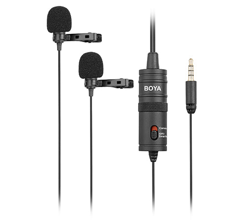 Boya BY-M1DM Dual Omni directional lavalier microphone