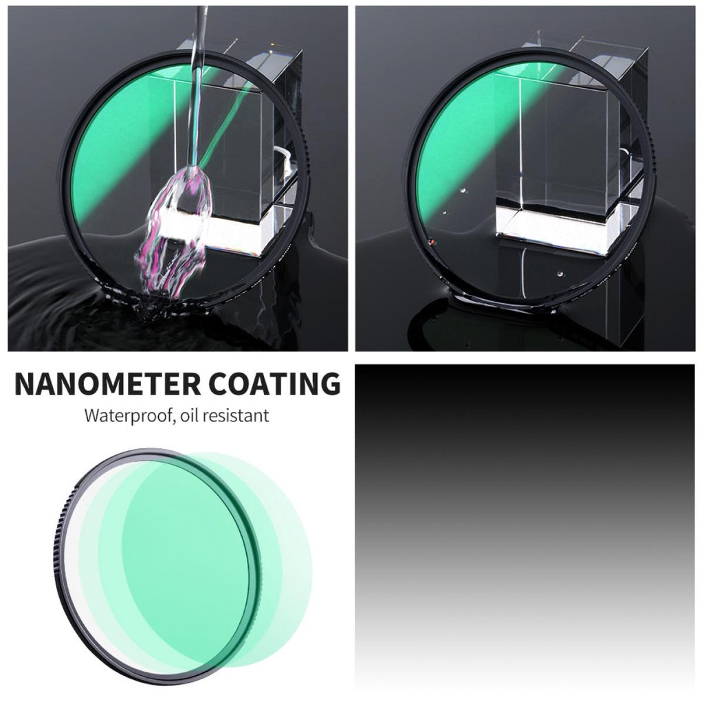 K&amp;F 黑雾磁性滤镜套件 纳米特效滤镜 Cinebloom 黑色扩散 适用于相机镜头 Nano-X 系列