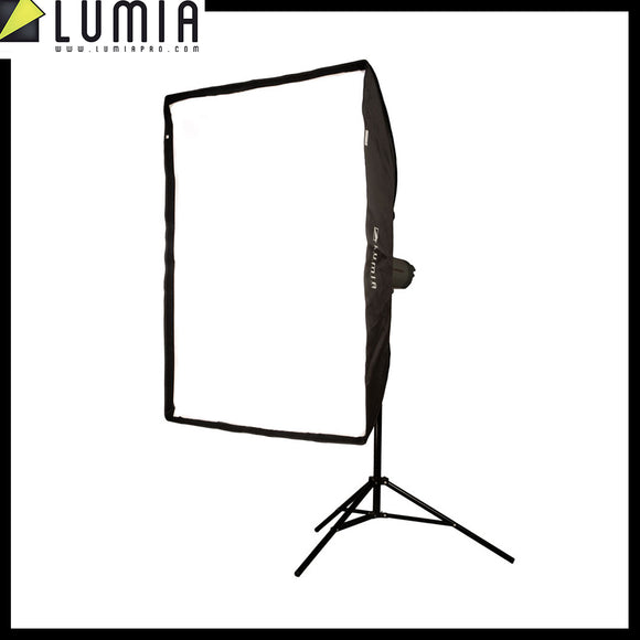Lumia 60cmx90cm Studio 柔光箱带网格（Bowen Mount） 快速折叠柔光箱 兼容 Aputure 和 Godox