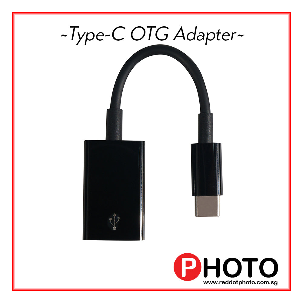 [Free Delivery] Red Dot Photo USB Type A female to Type-C OTG Cable Adaptor USB-C to USB Android to USB