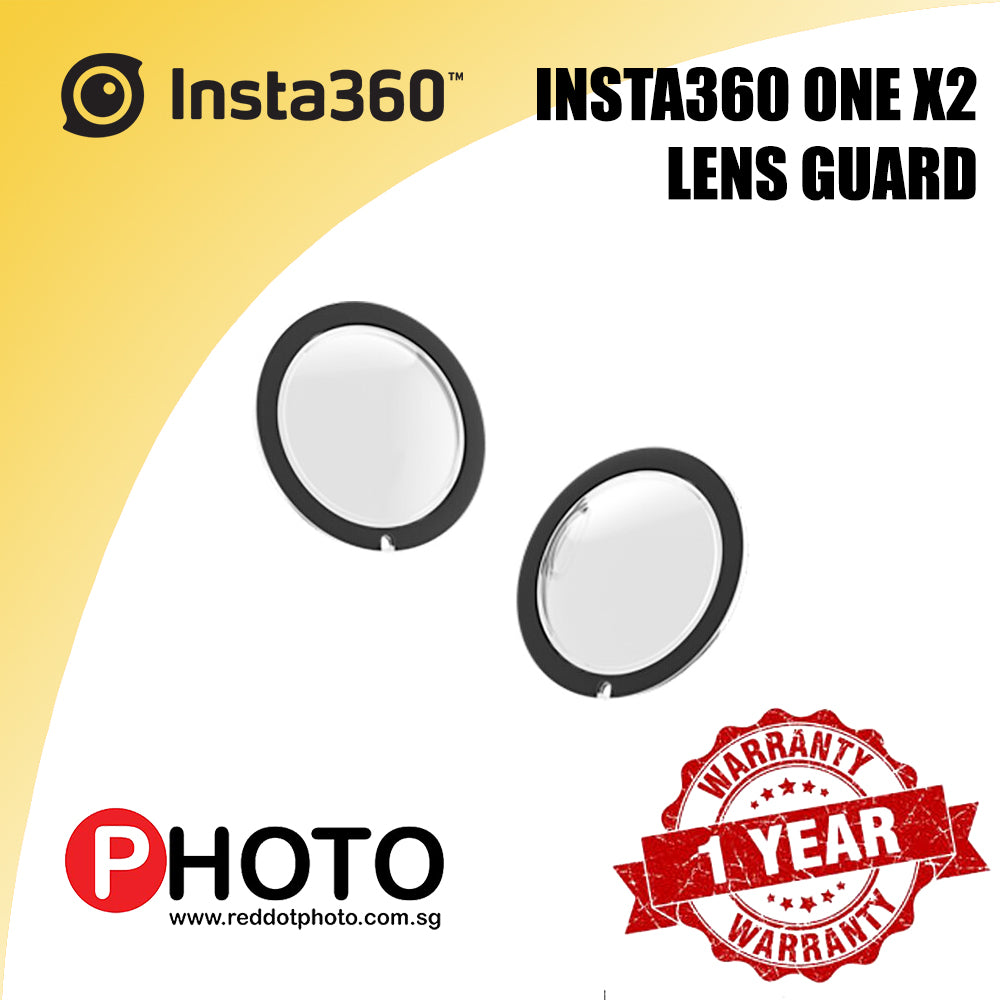 Insta360 镜头保护罩适用于 ONE X2 Action 360 相机（一对）