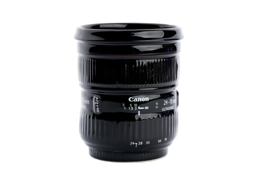 Camera Lens Ceramic Lens Mug (Canon 24-70mm or Nikon 24-70mm)