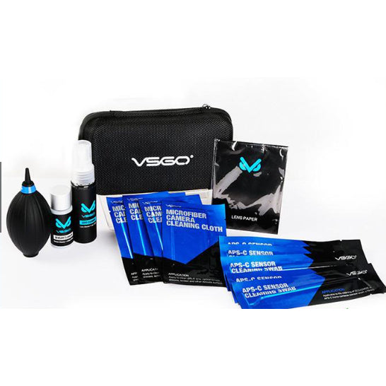 VSGO DKL-20 DSLR Camera Sensor, Lens & Screen Cleaning Kit, Black