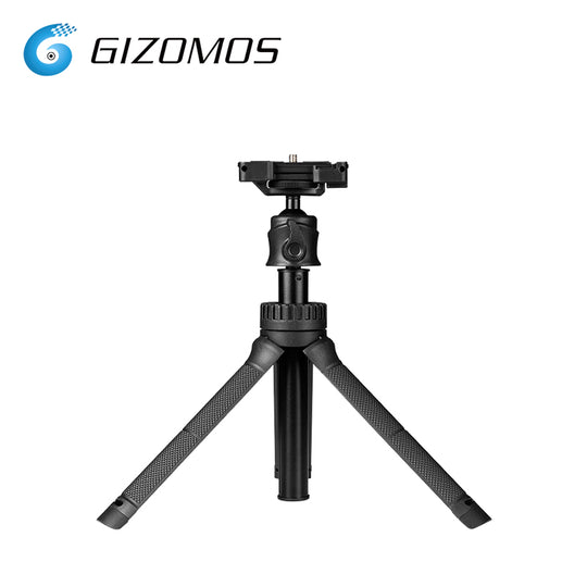 GIZOMOS GP-15ST 灵活便携式自拍杆式三脚架，带智能手机支架