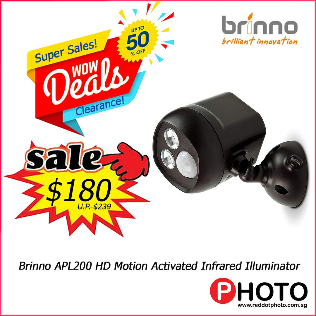 Brinno APL200 HD Motion Activated Infrared Illuminator