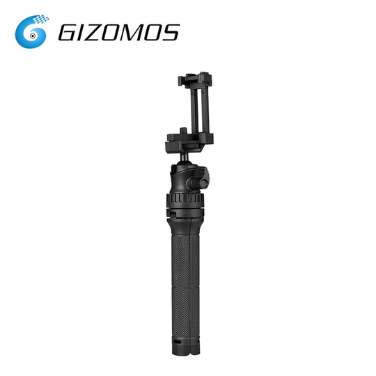 GIZOMOS GP-15ST Flexible portable selfie stick style tripod with smartphone holder