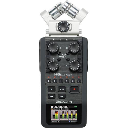 Zoom H6 Handy Recorder with Interchangeable Microphone System