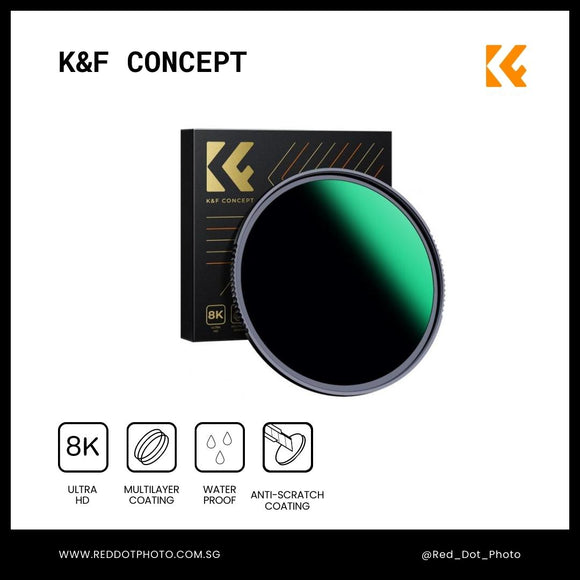 K&F Concept ND 滤镜 ND1000（10 级）滤镜 固定中性密度滤镜 Nano-X 系列