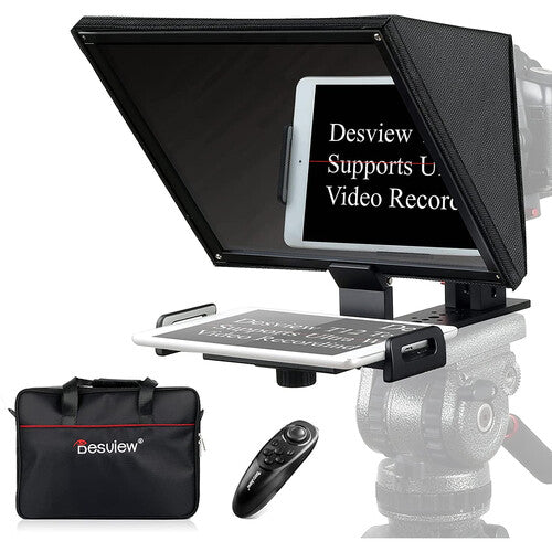 Desview T12S Foldable Portable Teleprompter for Cameras