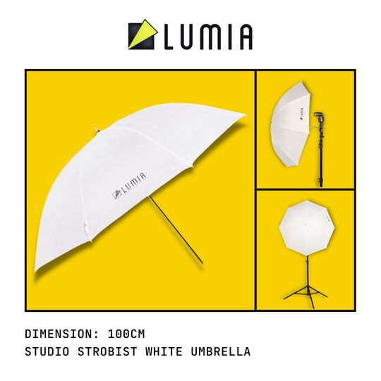 Lumia 100cm Studio Strobist White Umbrella