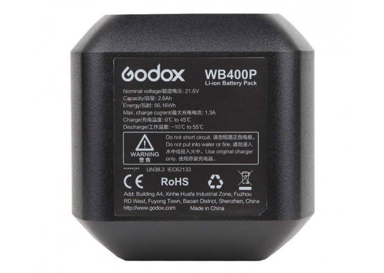 神牛WB400P锂离子电池适用于AD400Pro闪光灯头