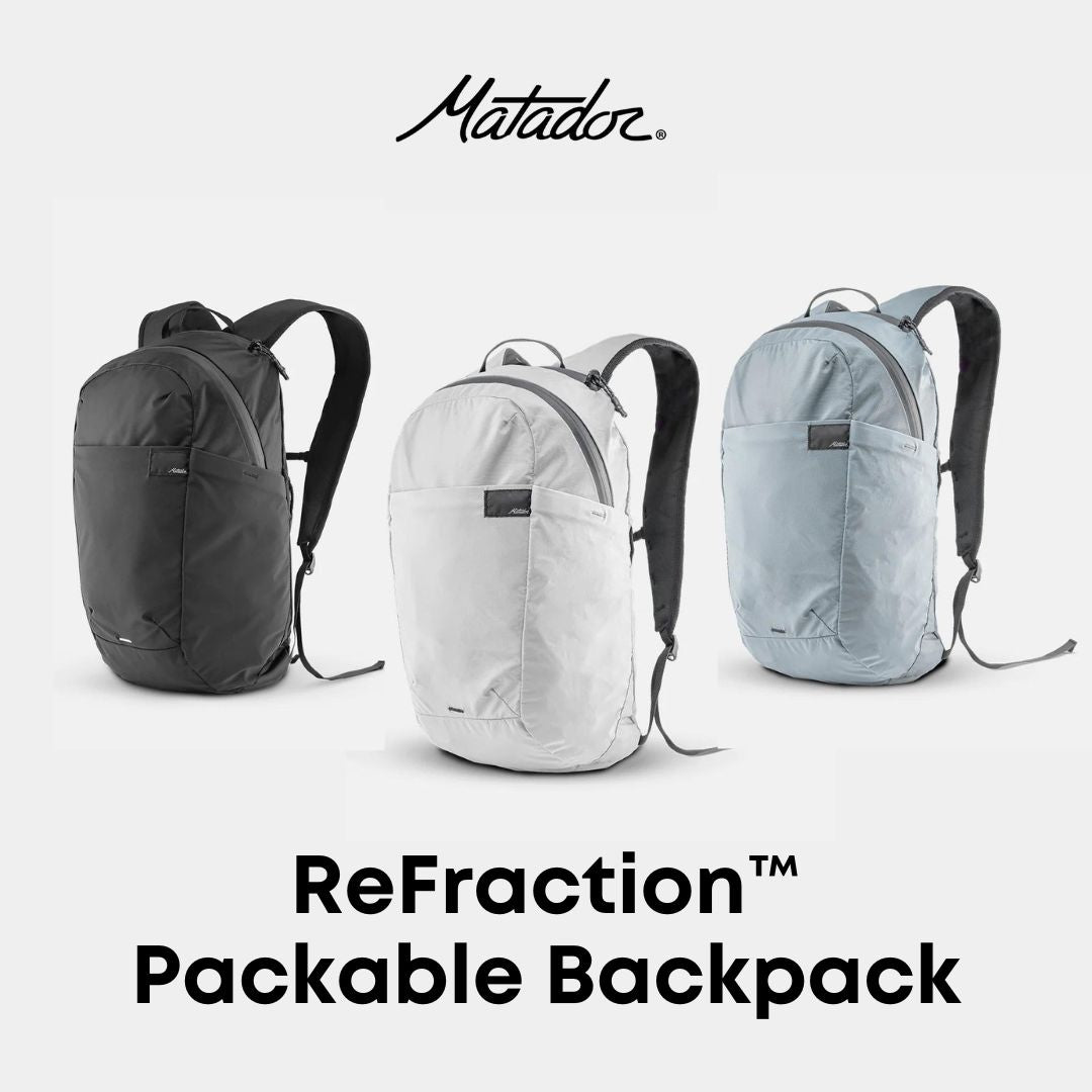 Matador ReFraction Packable Backpack - Black MATOG2DP01BK