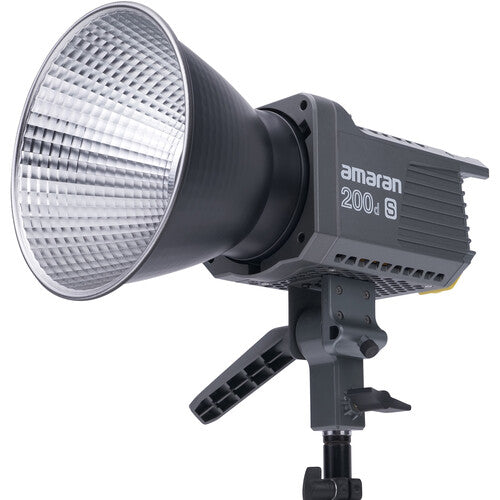 amaran 200D S COB 日光 LED 视频灯，配备新型双蓝光芯片组 Bowen Mount by Aputure