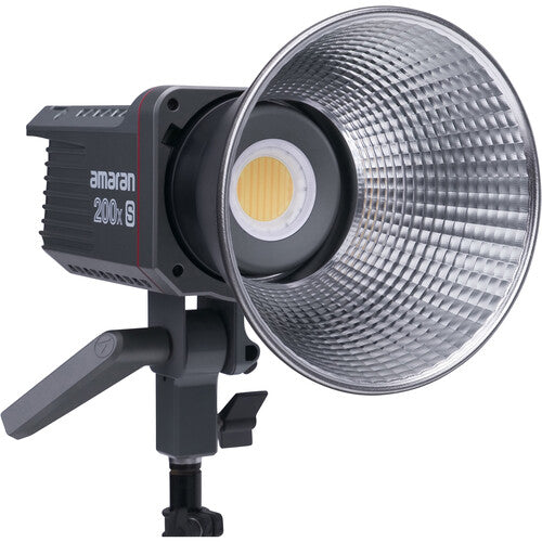Amaran 200X S COB 双色 LED 视频灯，配备 Aputure 新型双蓝光芯片组 Bowen Mount
