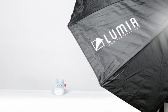 Lumia 120cm 伞形柔光箱带网格摄影工作室闪光灯（类似神牛柔光箱）