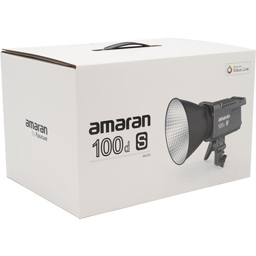 Amaran 100D S COB Daylight LED Video Light with New Dual Blue Light Chipset Bowen Mount by Aputure