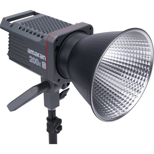 Amaran 200X S COB 双色 LED 视频灯，配备 Aputure 新型双蓝光芯片组 Bowen Mount